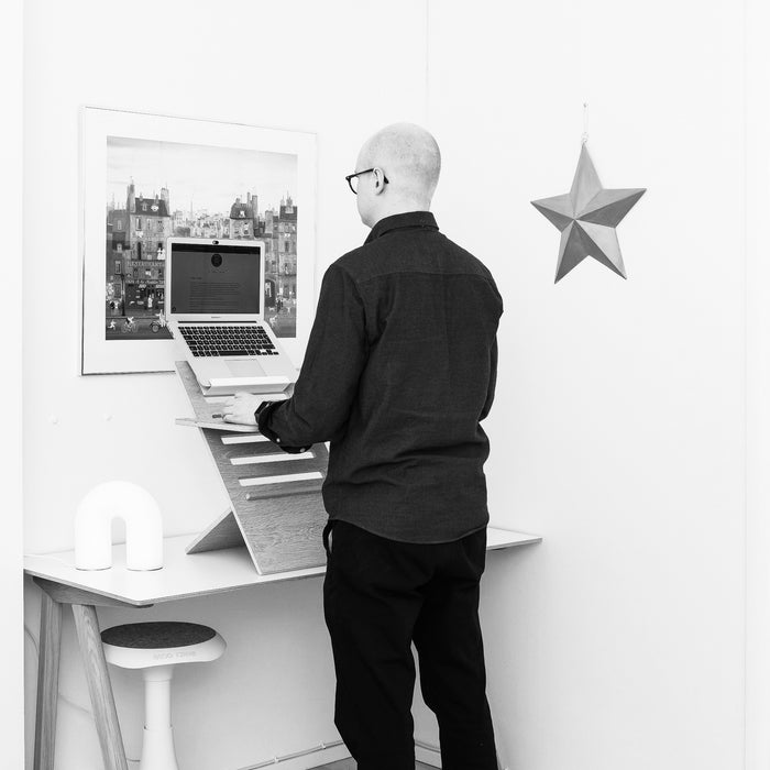 Hima Lifter seisomatyötaso - Brilliant White