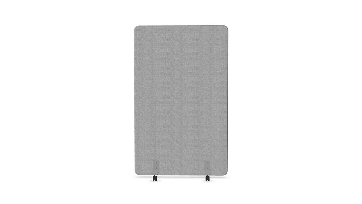 Stoo® FREE lattiasermi pyörillä - 1000 x 1600 mm, vaaleanharmaa